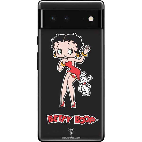 Betty Boop With Puppy Google Pixel 6 Skin